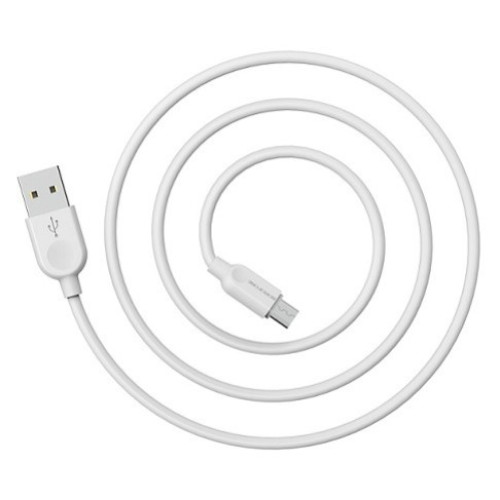 Кабель Borofone BX14 Micro 1m white