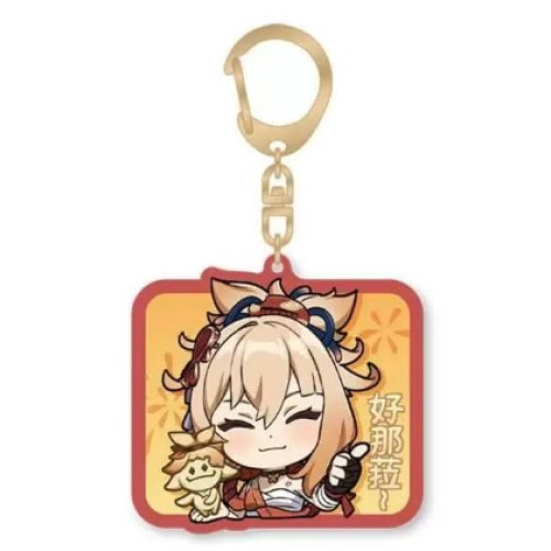 Брелок акриловый  Chibi Expressions Character Acrylic Keychain Yoimiya 1