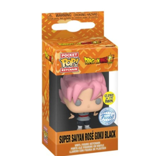 Брелок Funko Pocket POP! Dragon Ball Super Super Saiyan Rose Goku Black (GW) (Exc)