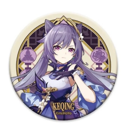 Значок Liyue Harbour Character Can Badge Keqing