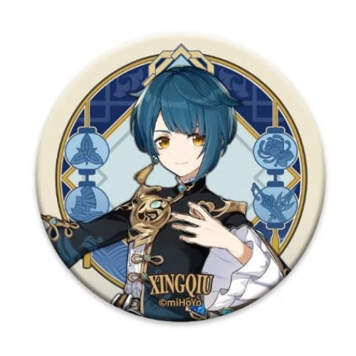 Значок Liyue Harbour Character Can Badge Xingqiu