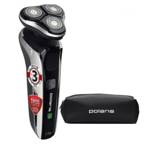 Бритва Polaris PMR 0307RC черный/хром Бритва Polaris PMR 0307RC черный/хром