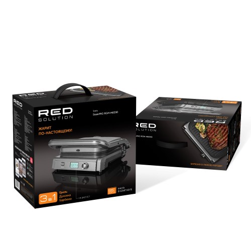 Гриль RED SOLUTION SteakPRO RGM-M835D серый/черный