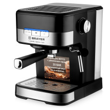 Кофеварка Brayer 1113BR (1100Вт.20 бар)