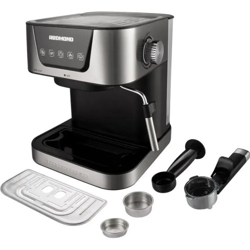 Кофеварка Redmond RCM-M1513 Серебристый/черный