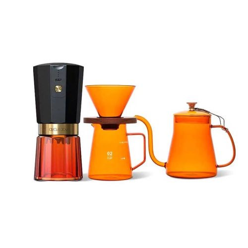 Кофейный набор Xiaomi Circle Joy Amber Coffee Maker Set CJ-CF09 Black-Amber