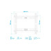 Кронштейн Kromax Ideal-5 white 15"-47" настен. фиксир (без SN)