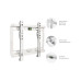 Кронштейн Kromax Ideal-5 white 15"-47" настен. фиксир (без SN)