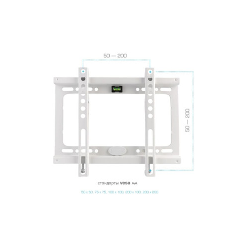 Кронштейн Kromax Ideal-5 white 15"-47" настен. фиксир (без SN)