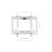 Кронштейн Kromax Ideal-5 white 15"-47" настен. фиксир (без SN)