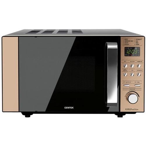Микроволновая печь Centek CT-1574 черный/золото
