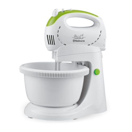 Миксер с чашей Sakura SA-6319CR (400Вт) Миксер с чашей Sakura SA-6319CR (400Вт)
