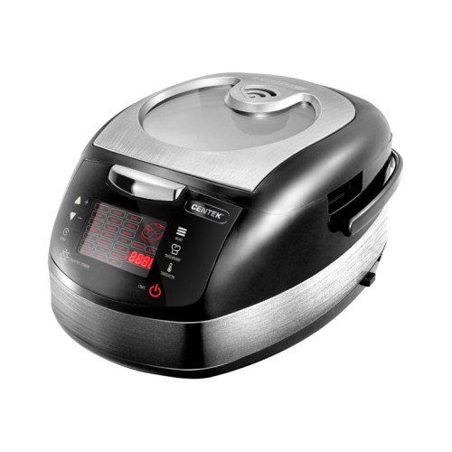Мультиварка Centek CT-1472 Ceramic черный-сталь