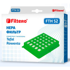 Фильтр HEPA FILTERO FTH 52 TEF для пылесосов Tefal,Rowenta