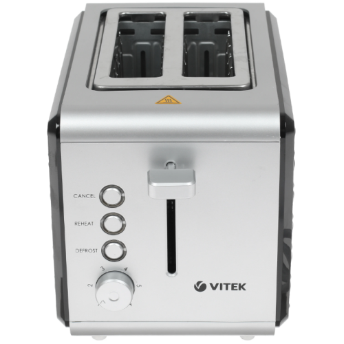 Тостер Vitek VT-7156 серебристый/черный (750Вт)