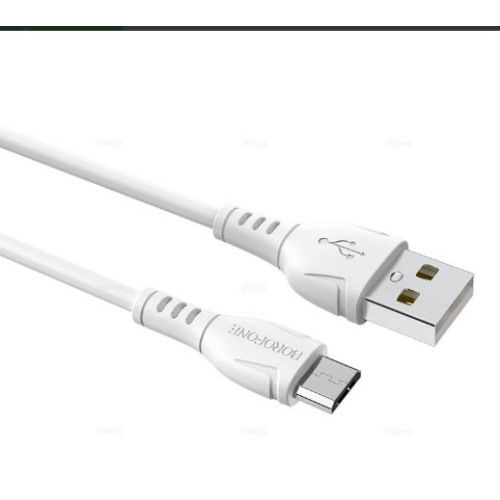 Кабель Borofone BX51 Micro 2.4A 1m white