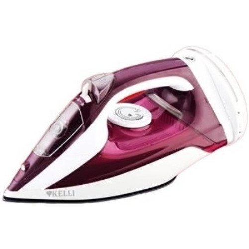 Утюг Kelli KL-1655 беспроводной лиловый (2600Вт) Утюг Kelli KL-1655 беспроводной лиловый (2600Вт)