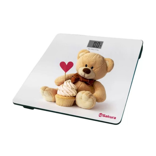 Весы напольные Sakura SA-5071BR медвежонок