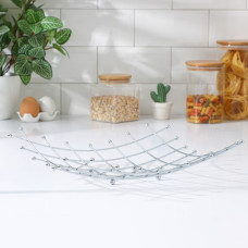 Фруктовница «Доляна» 34×34см хром 9437945