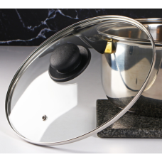 Крышка «Доляна» 26см 9293626 (KC-G26-SL)