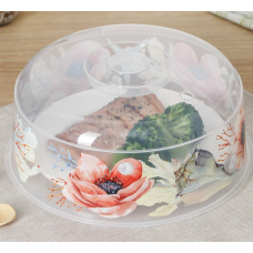 Крышка для СВЧ 25см прозр «Деко.Маки» 5431559