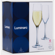 Набор бокалов для шампанского «Селест» 160мл 6шт L5829/10184529