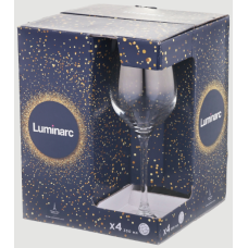 Набор бокалов для вина Luminarc «Серебряная дымка» 350мл 4шт o0094/9315338