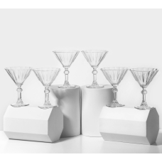 Набор бокалов для мартини Diamond 6 шт. 238 мл. 440099