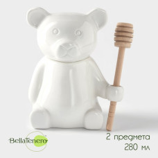 Ёмкость для мёда "Bella Tenero.Мишка" 280 мл.с ложкой 9213647