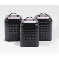 Набор из 3-х ёмкостей Maestro  MR-1676-3S-BLACK