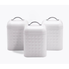 Набор из 3-х ёмкостей Maestro  MR-1676-3S-white