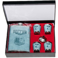 Набор фляга 260мл+лейка+4 стопки 071-JH-6