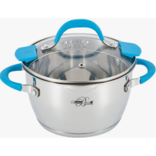 Кастрюля BartonSteel 2,4л BS-2117-18 blue
