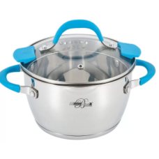 Кастрюля BartonSteel 5.5л 2117-24 blue