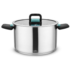 Кастрюля LARA LR02-245 Изумруд 6,4л