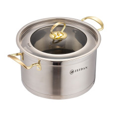 Кастрюля ZEIDAN Z-501058 3.2л Gold