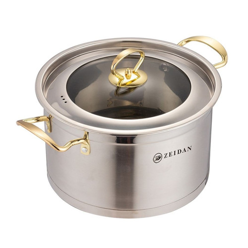 Кастрюля ZEIDAN Z-501060 Gold 5.5л