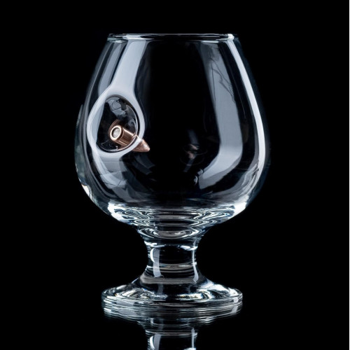 Бокал для коньяка «Непробиваемый.Пуля» коробка 390мл 6384229