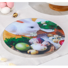 Подставка стек. для торта вращающая «Пасхальный заяц» 7354336