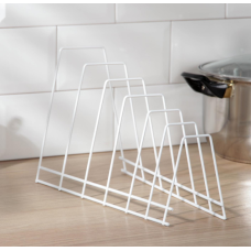 Подставка под крышки 15×18,5×32см белый