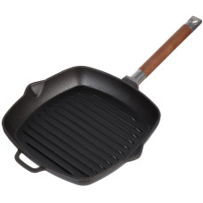 Сковорода-гриль чугунная Гардарика 24*24см со съем.руч. 0624