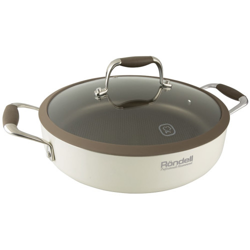 Сотейник Rondell Latte RDA-286 (BN) с крышкой 26см