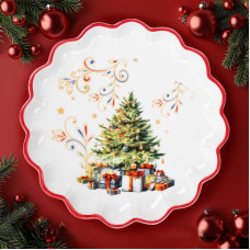 Тарелка новогодняя Доляна «Волшебное дерево» 20см 10338086