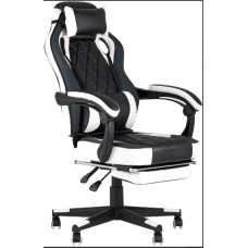 Игровое Кресло 7955 черное/белое