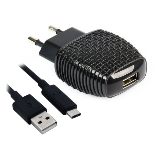 СЗУ SmartBuy NOVA MKll,2.1А,USB+каб.Type-C,черн (SPB-1004C)