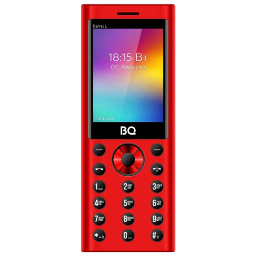 Моб. телефон BQ 2458 Barrel L Red-Black Моб. телефон BQ 2458 Barrel L Red-Black