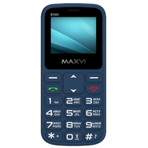 Моб.телефон Maxvi B100i Blue Моб.телефон Maxvi B100i Blue