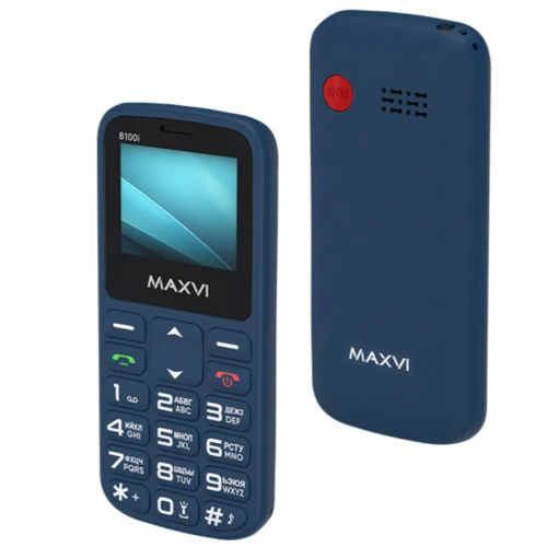 Моб.телефон Maxvi B100i Blue Моб.телефон Maxvi B100i Blue