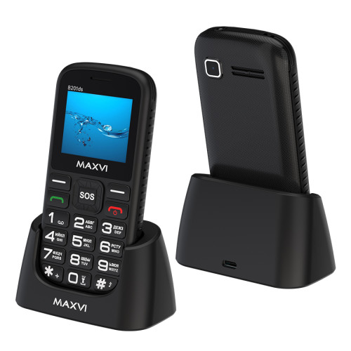 Моб.телефон Maxvi B201ds Black Моб.телефон Maxvi B201ds Black