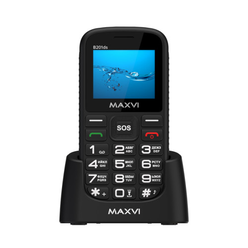Моб.телефон Maxvi B201ds Black Моб.телефон Maxvi B201ds Black